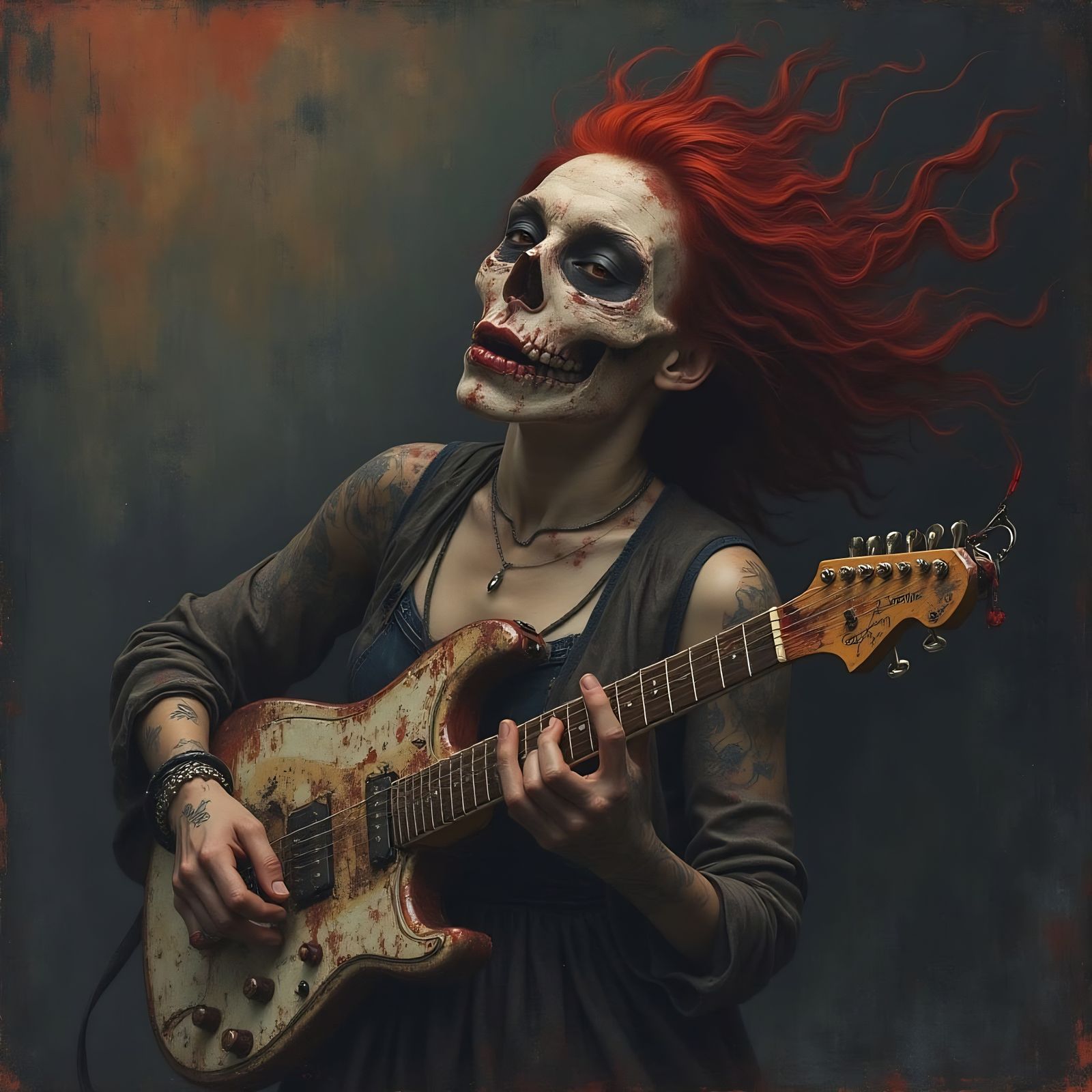 Dark Rock Ballad in a Gritty Post-Apocalyptic World