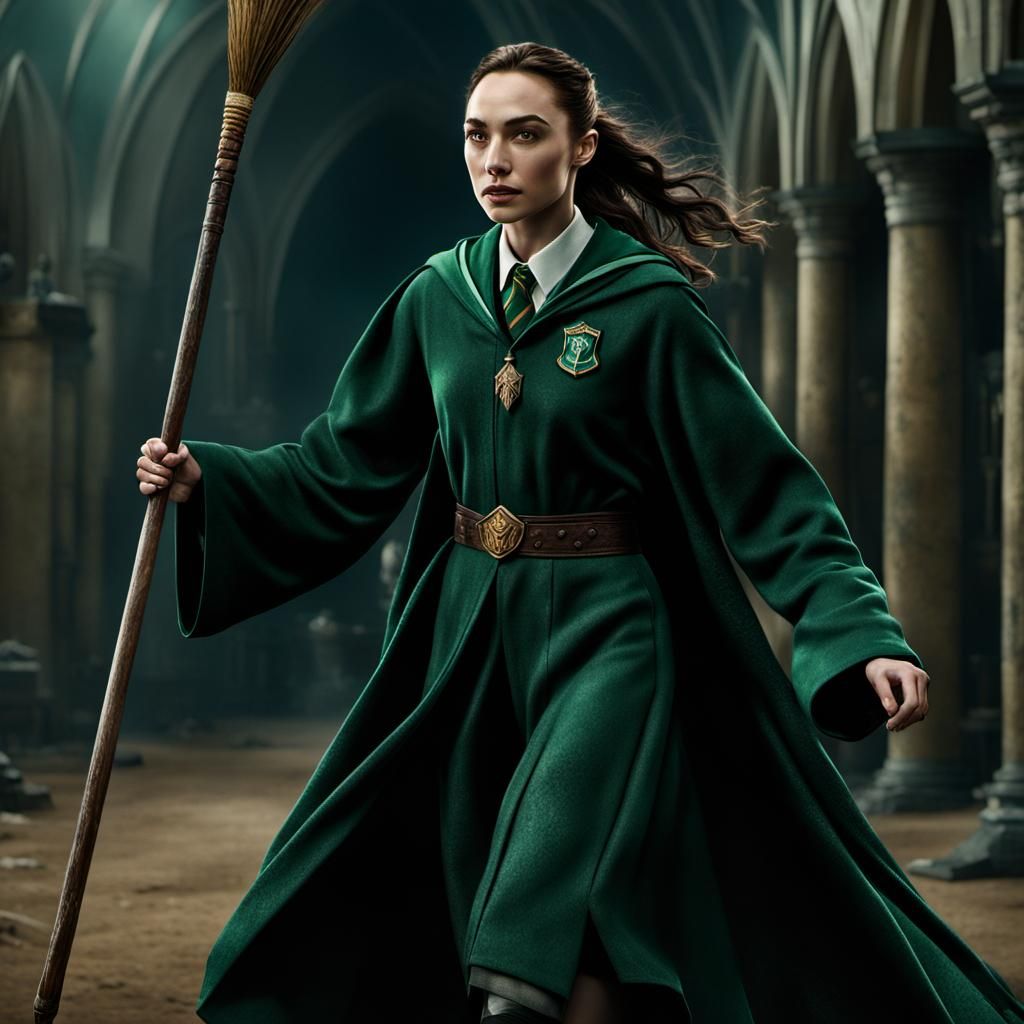 Gal Gadot as Slytherin Quidditch Player