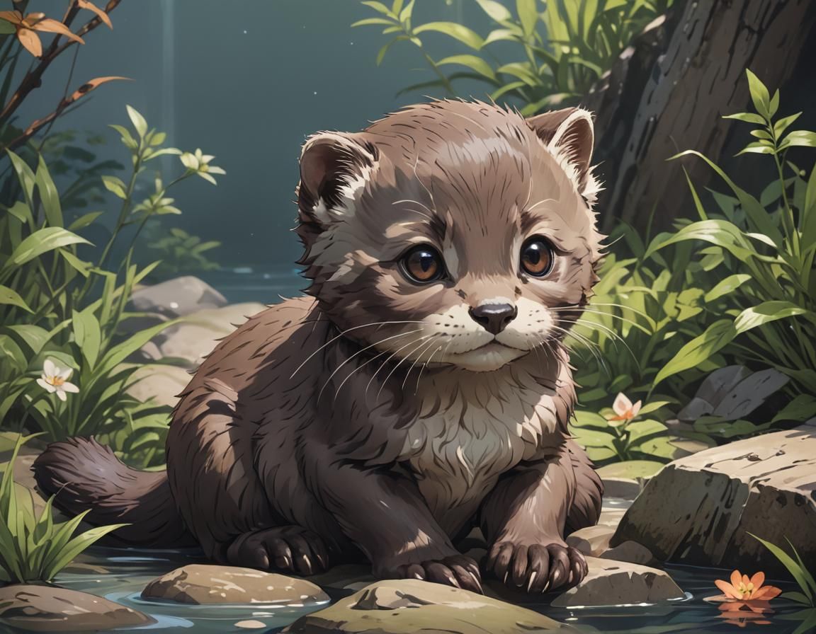 Otter kitten