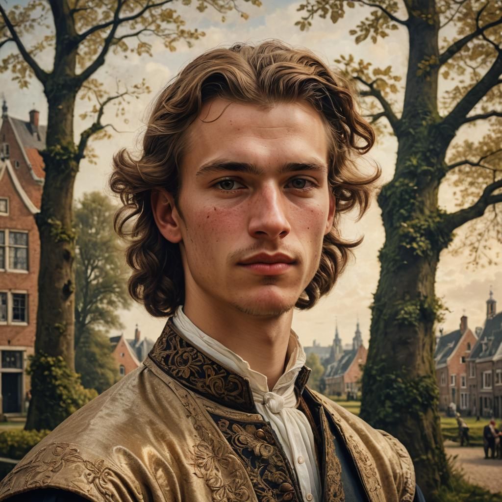 Dutch Golden Age Portrait of Young Man