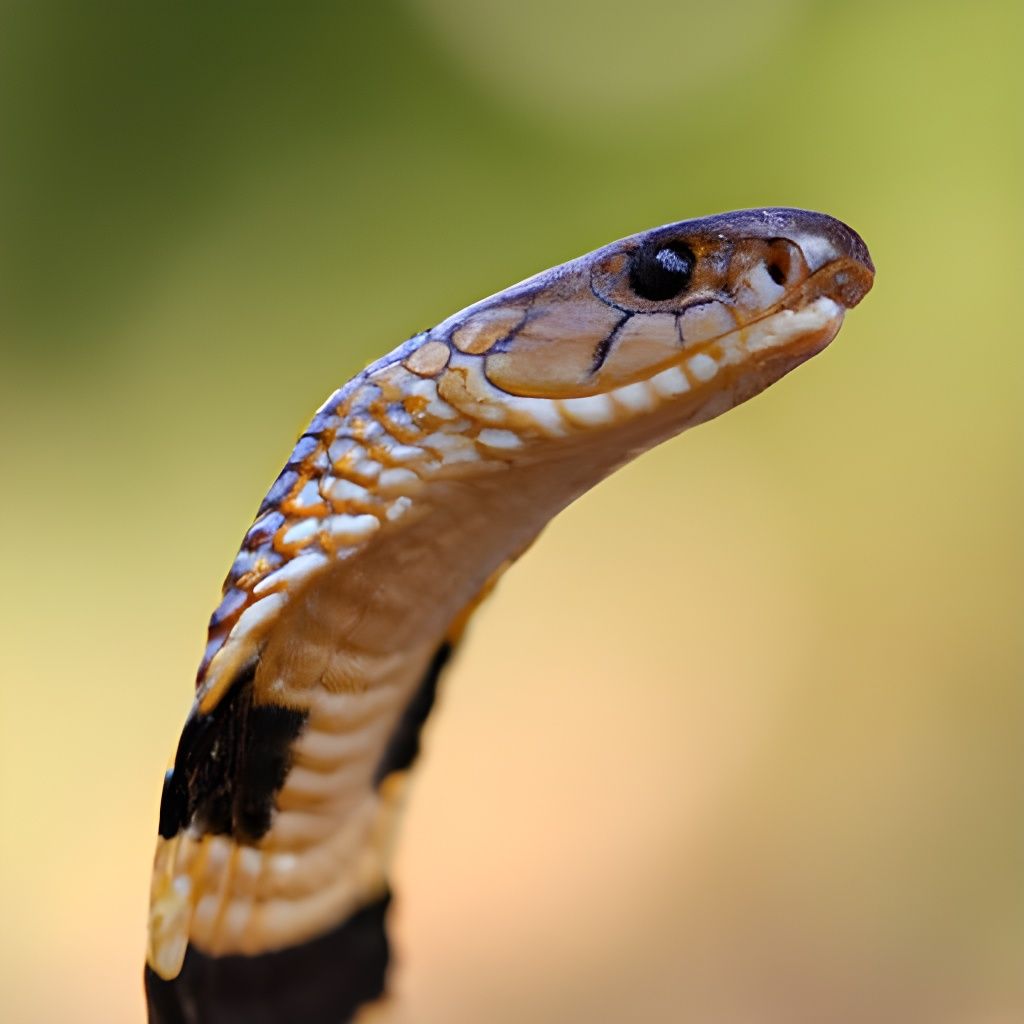 Adorable Cobra Snake Macro Photography