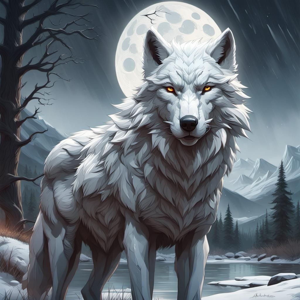 White wolf