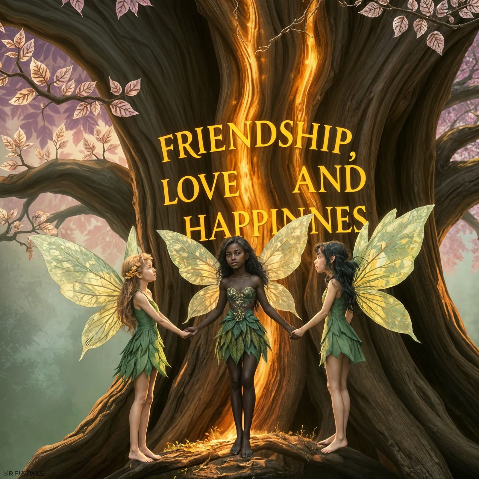 Ebony Fairy's Enchanted Friendship Tree