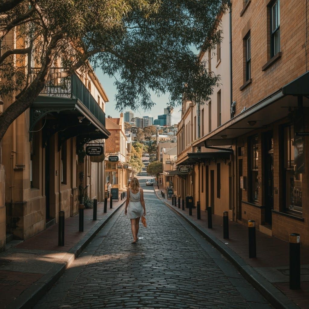 Sydney Streetscape on a Sunny Day