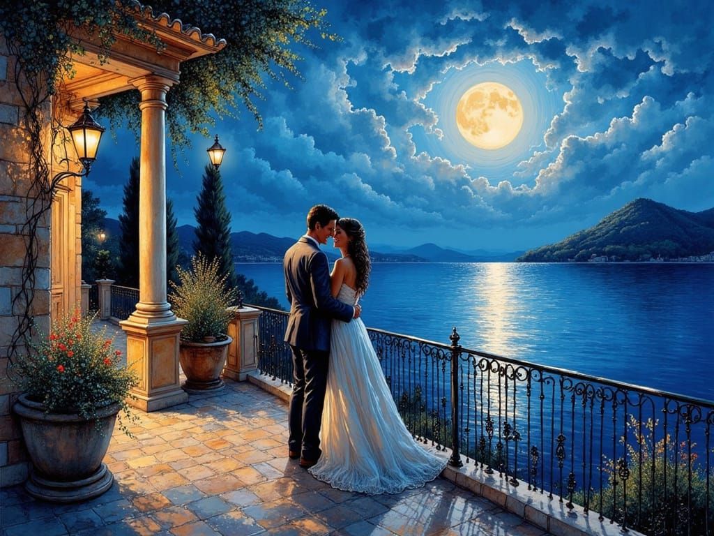 Couple's Anniversary Celebration in Mallorca by Moonlight