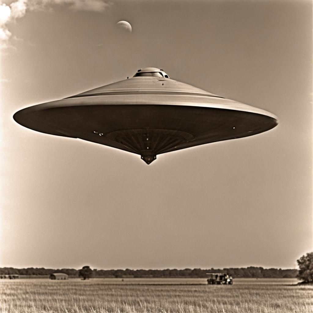 Classified Photo of Alleged Alien Spacecraft