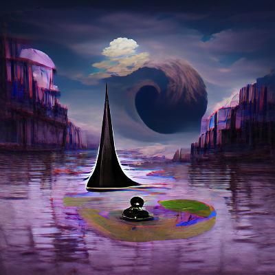 Lonely Timeless Void Floating