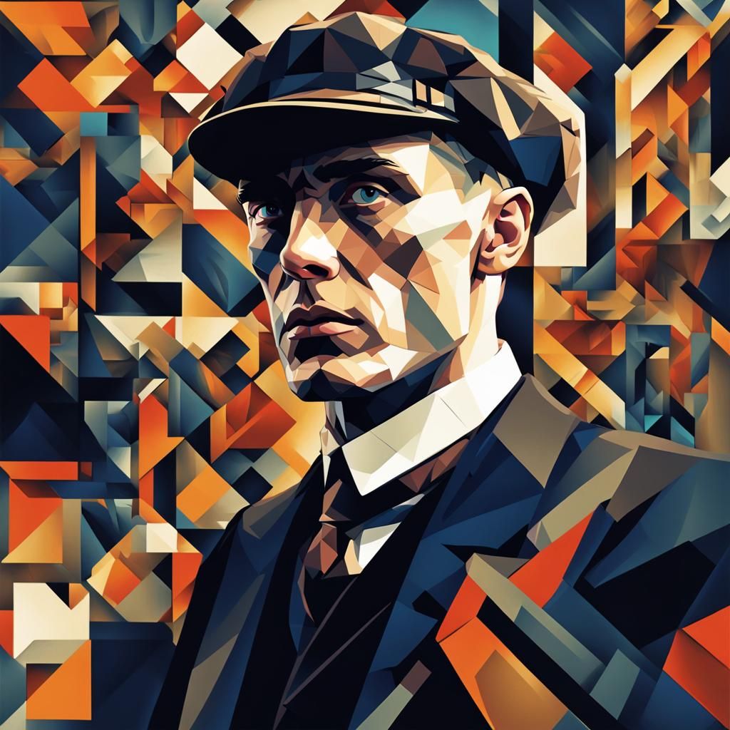 Tommy Shelby: A Cubist Peaky Blinders Portrait