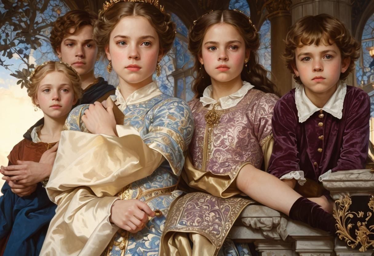 18th Century Matte Painting in Artstation Style