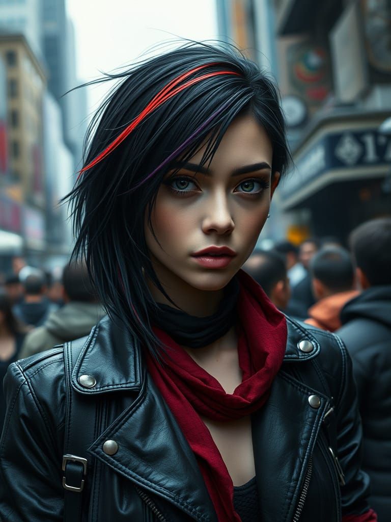 Rebellious Urban Heroine Emerges in Dark, Gritty Cyberpunk S...