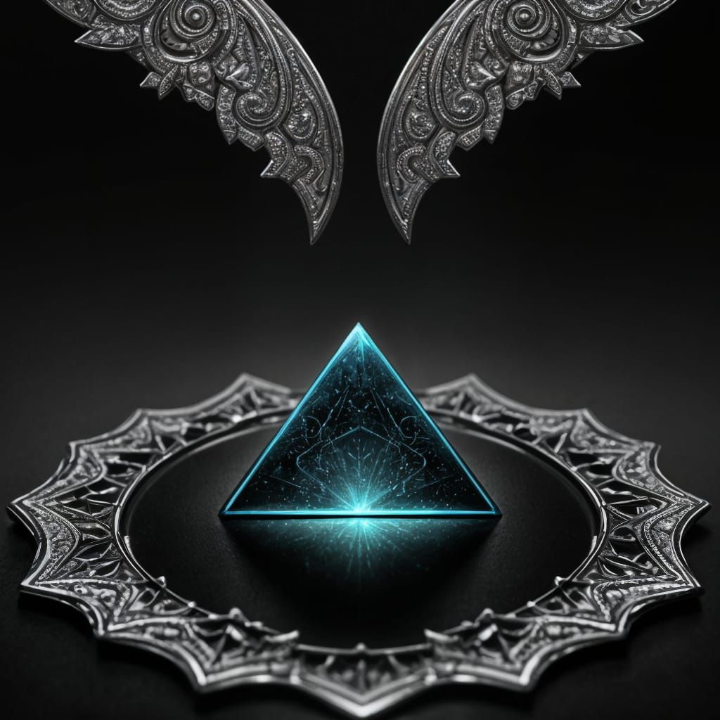 Hyperrealistic Liquid Triforce in High Definition