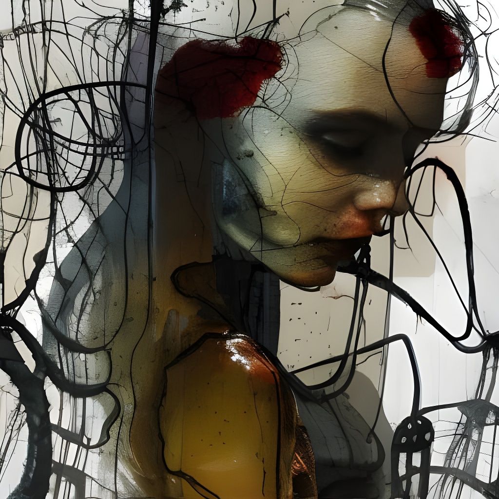 Claymation Portrait Inspired by Dave McKean's Ink Art