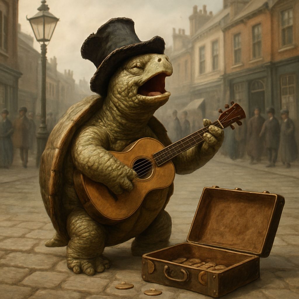 Victorian Turtle Busker in Unreal Engine 5