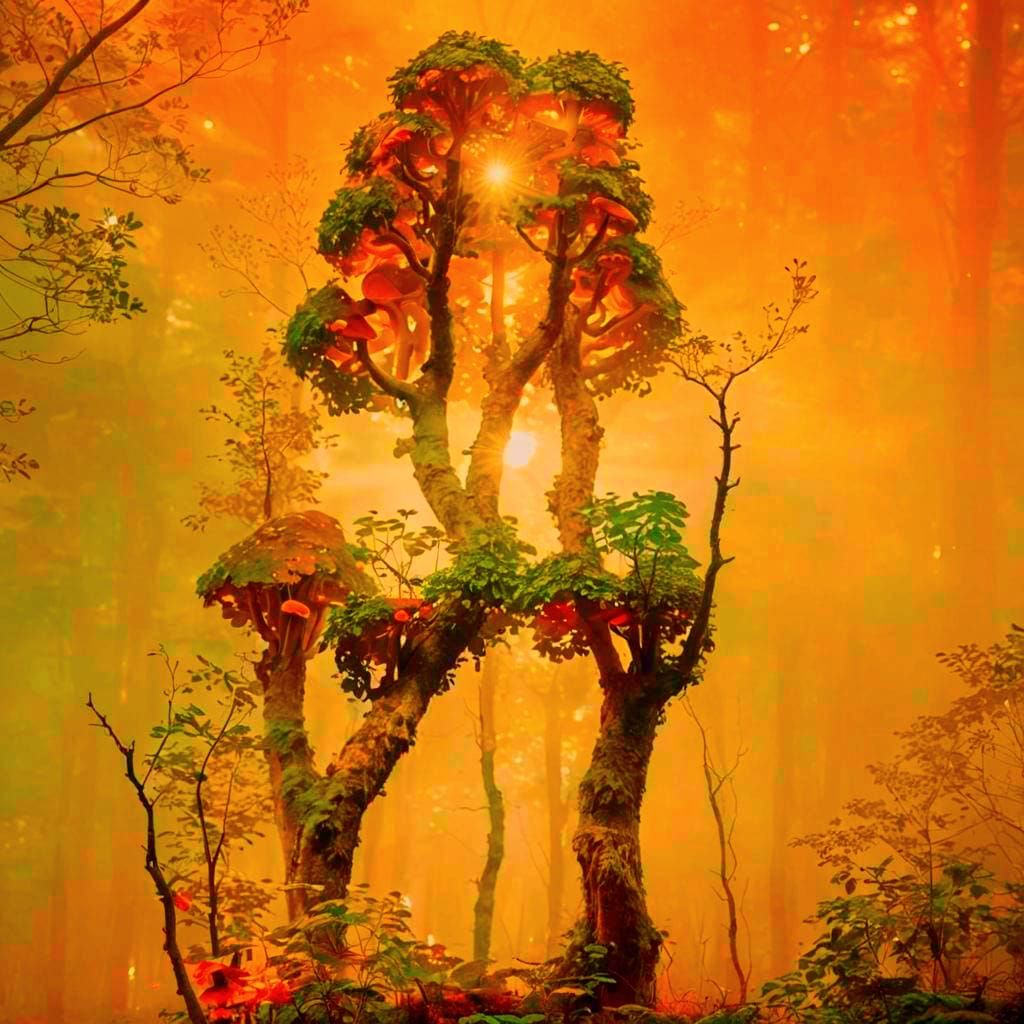 AI Generated Forest Landscape