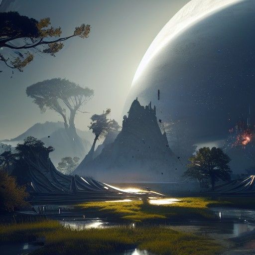 Destiny 2 Concept Landscape in 16k Resolution