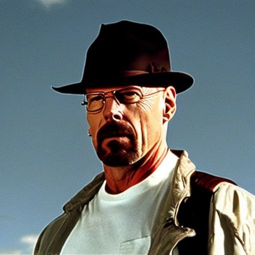 Bruce Willis as Walter White, Photorealistic Rendering