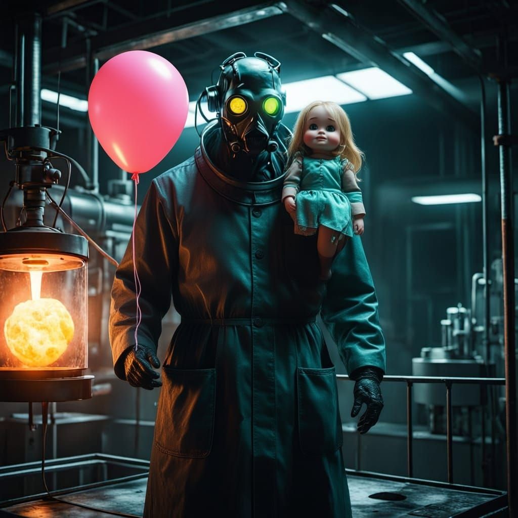 Horror Concept Art: Creature Rises From Nuclear Vat