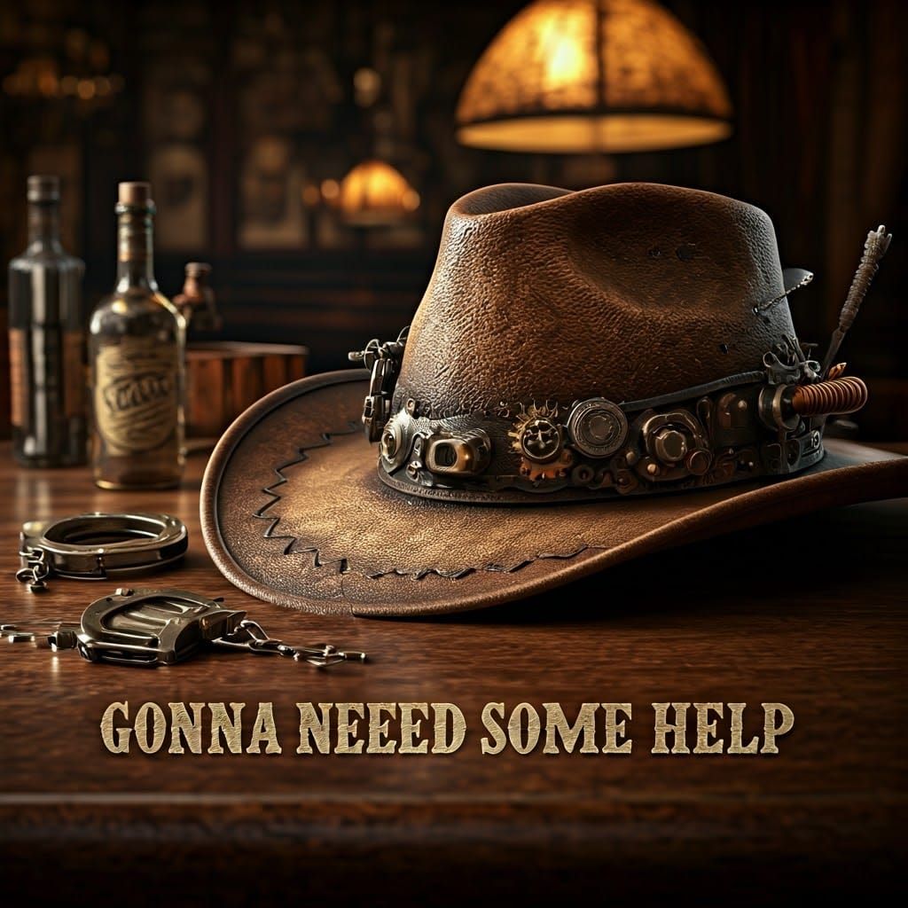 Steampunk Western Album Cover