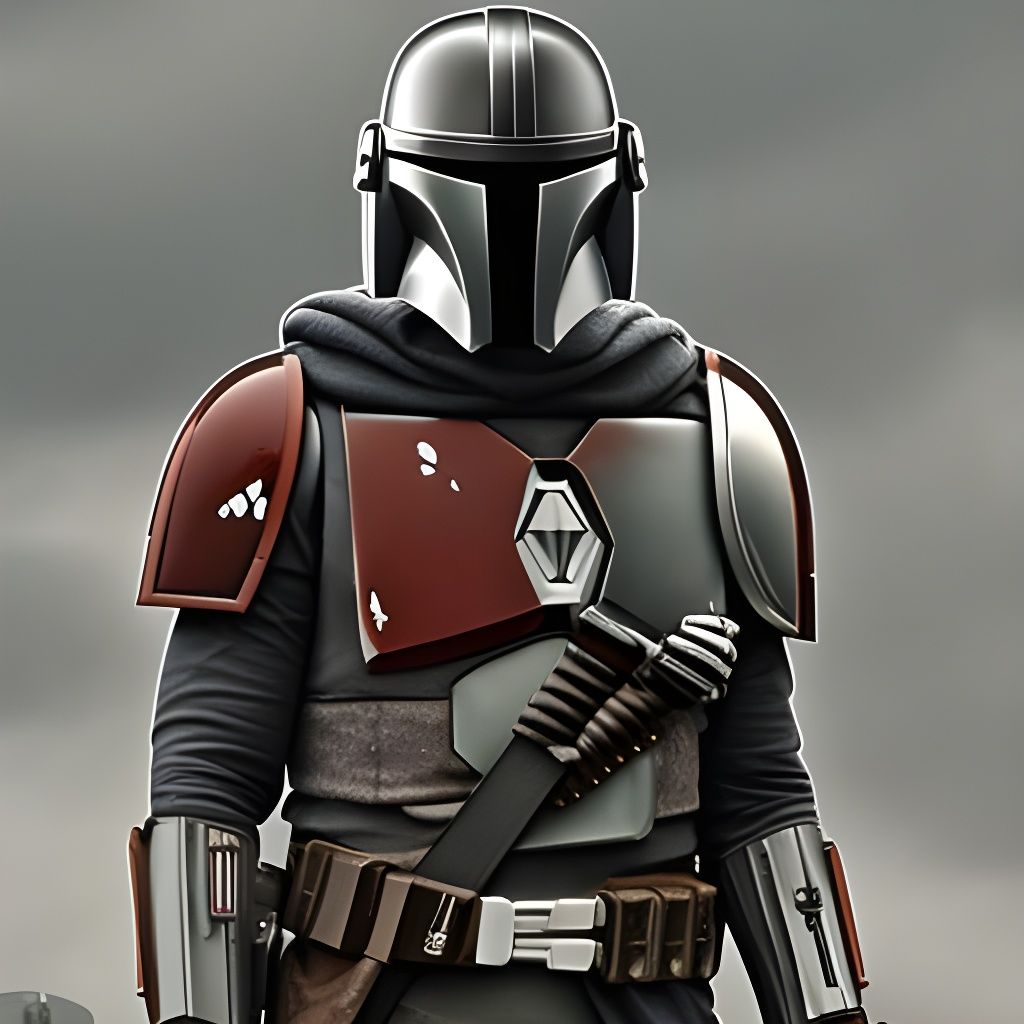 Mandalorian-Style US Army Armor: Digital Matte Painting