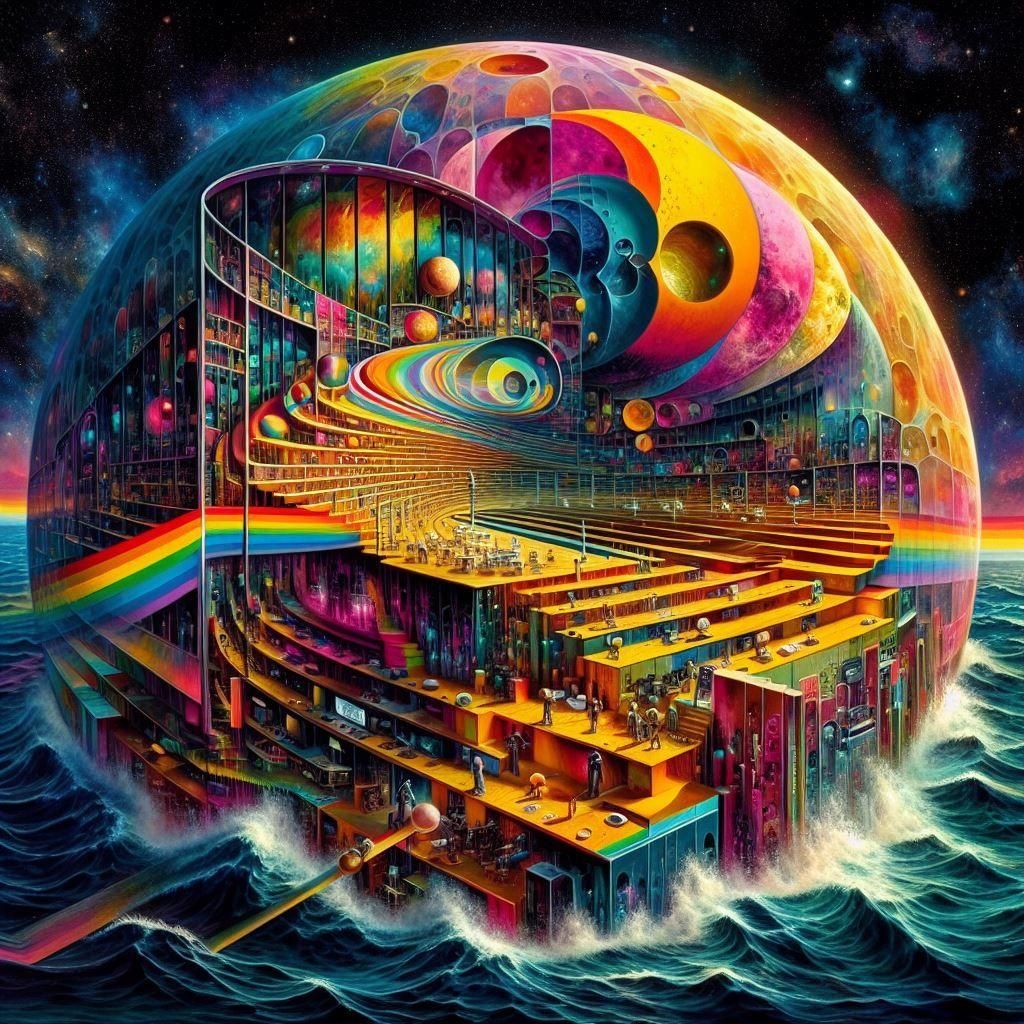 Surreal Landscape Tribute to Pink Floyd