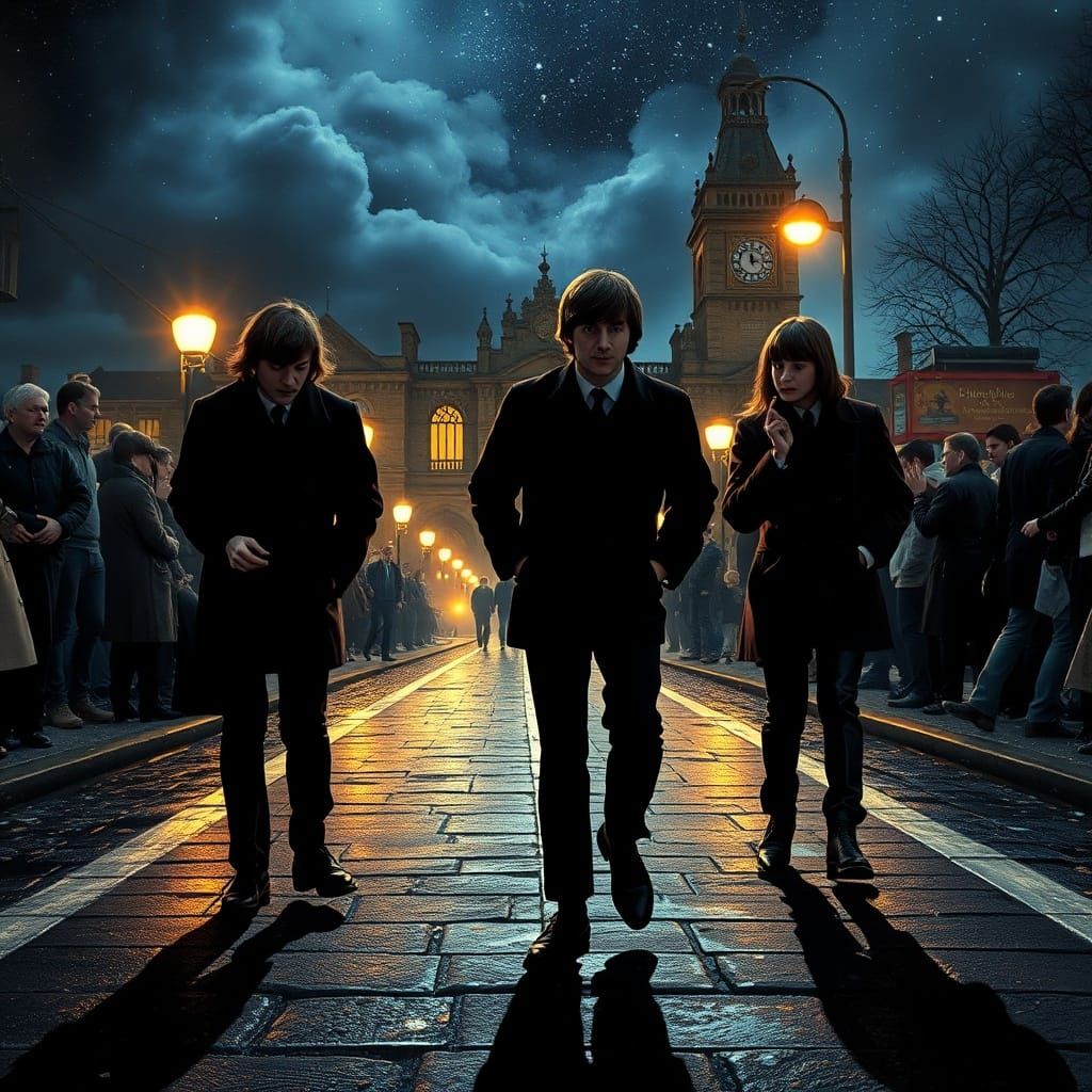 Epic Cinematic Digital Matte Painting of The Beatles