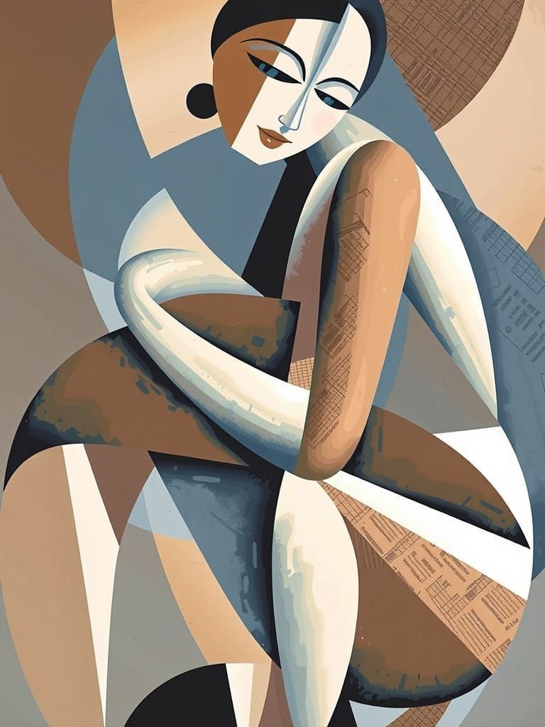 Gustav Klimt's smile, asymmetrical blue, painting by Henri Matisse   in SPORTS competitions geometric
smile of Gustav Kl...