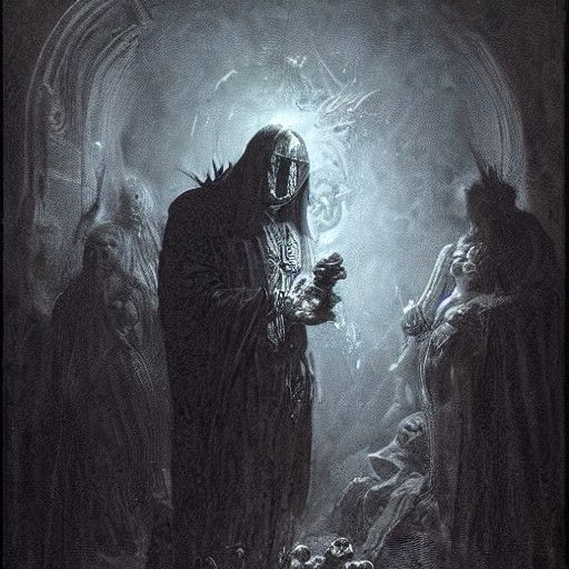 Dark Ace of Spades Illustration