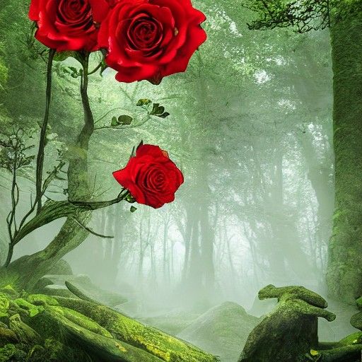 Fantasy Underworld Forest of Roses