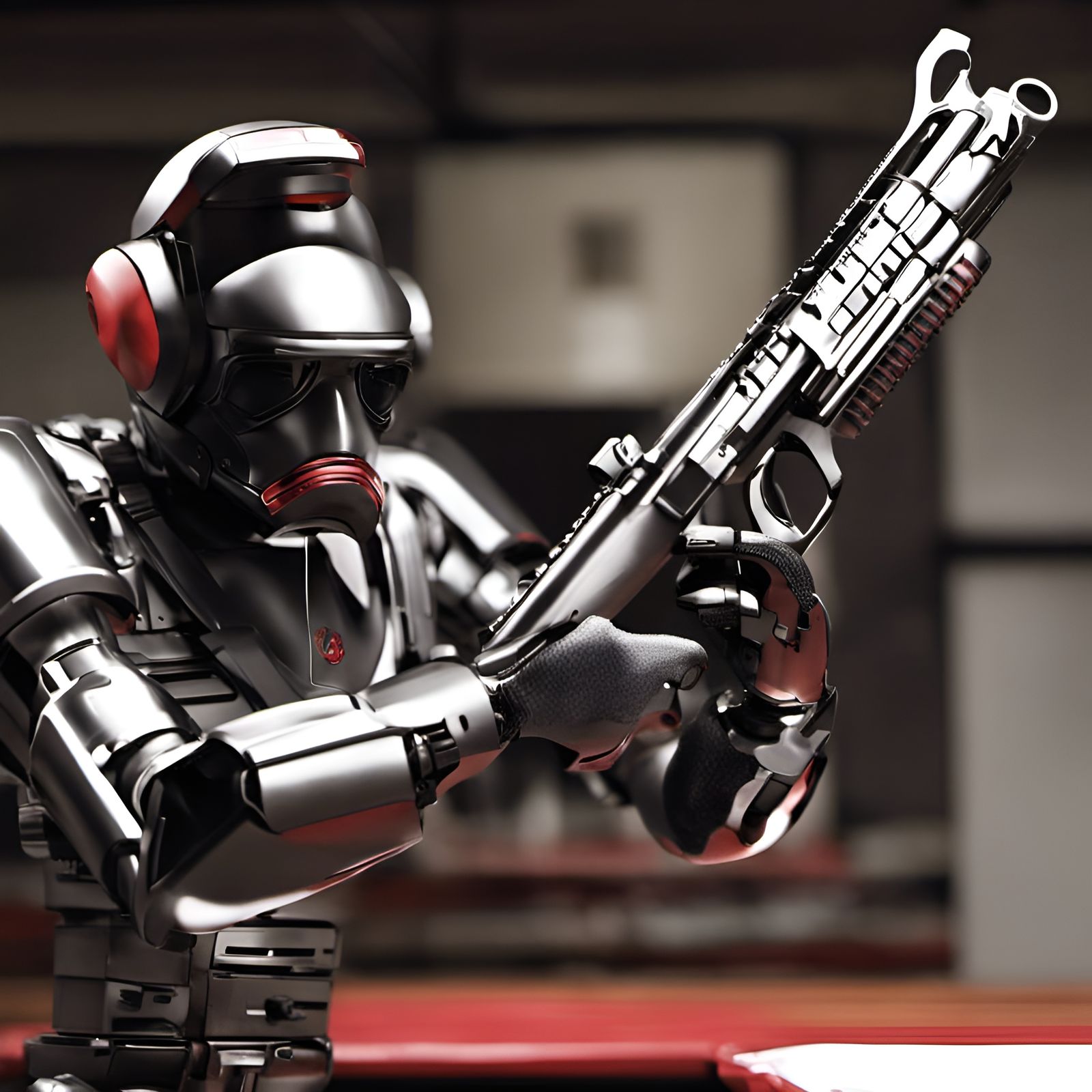 Hyperrealistic Action Scene with Cinematic Lighting