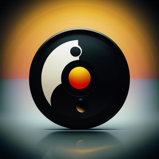 Yin-Yang Symbol: Chaos and Calm in Cinematic Style