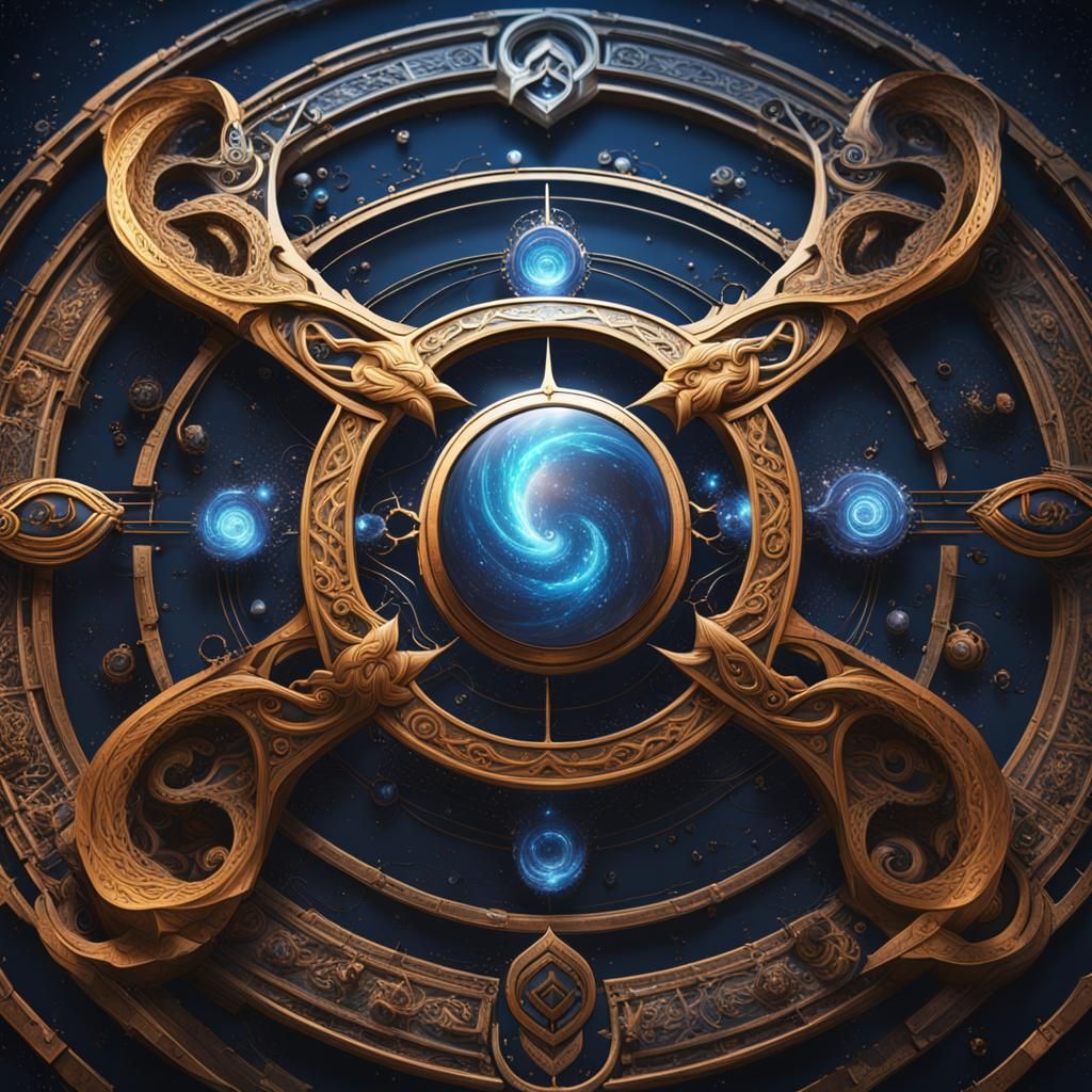 Detailed Infinity Symbol Matte Painting