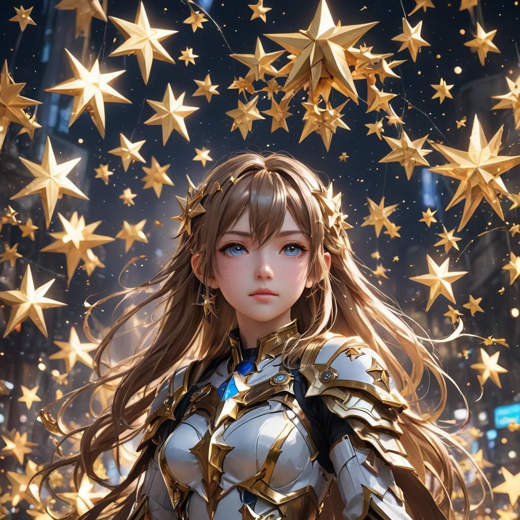 Anime Star in 3D Aesthetic Style