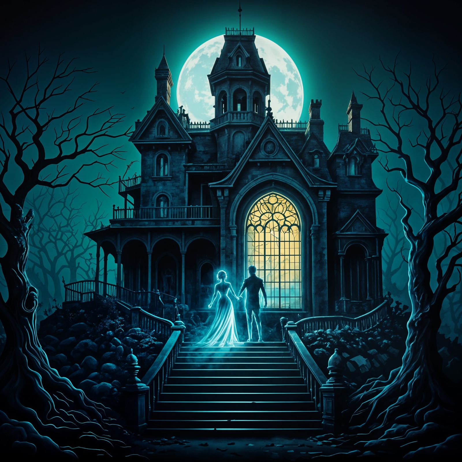 Haunted Mansion Ballroom Ghostly Dance