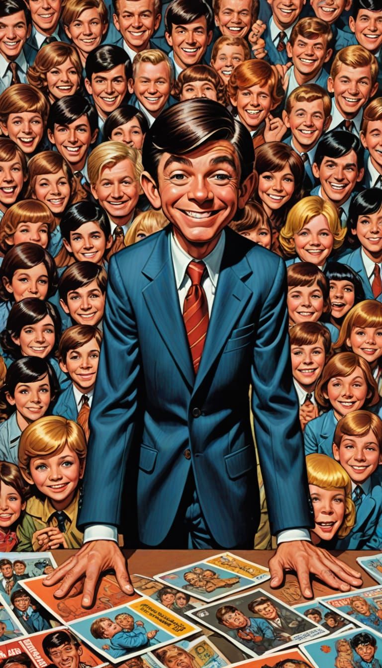 Alfred E. Newman is the face of the 1970's MAD magazine