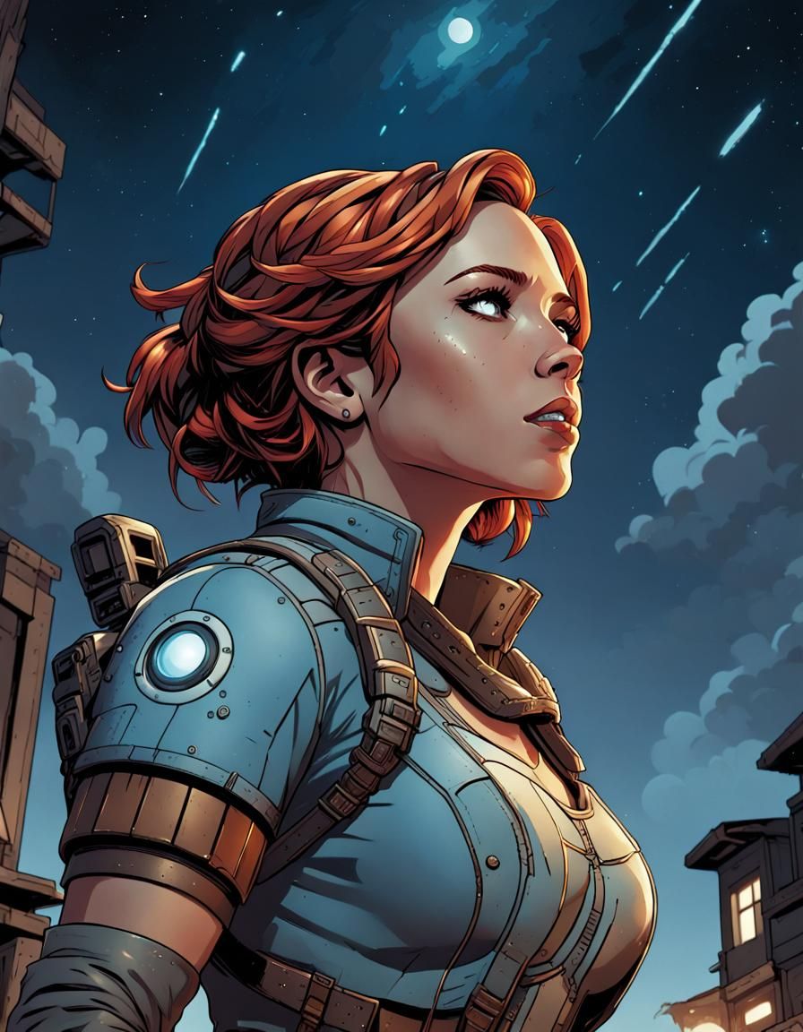 Natasha Romanoff as Maya: Borderlands Comic Art
