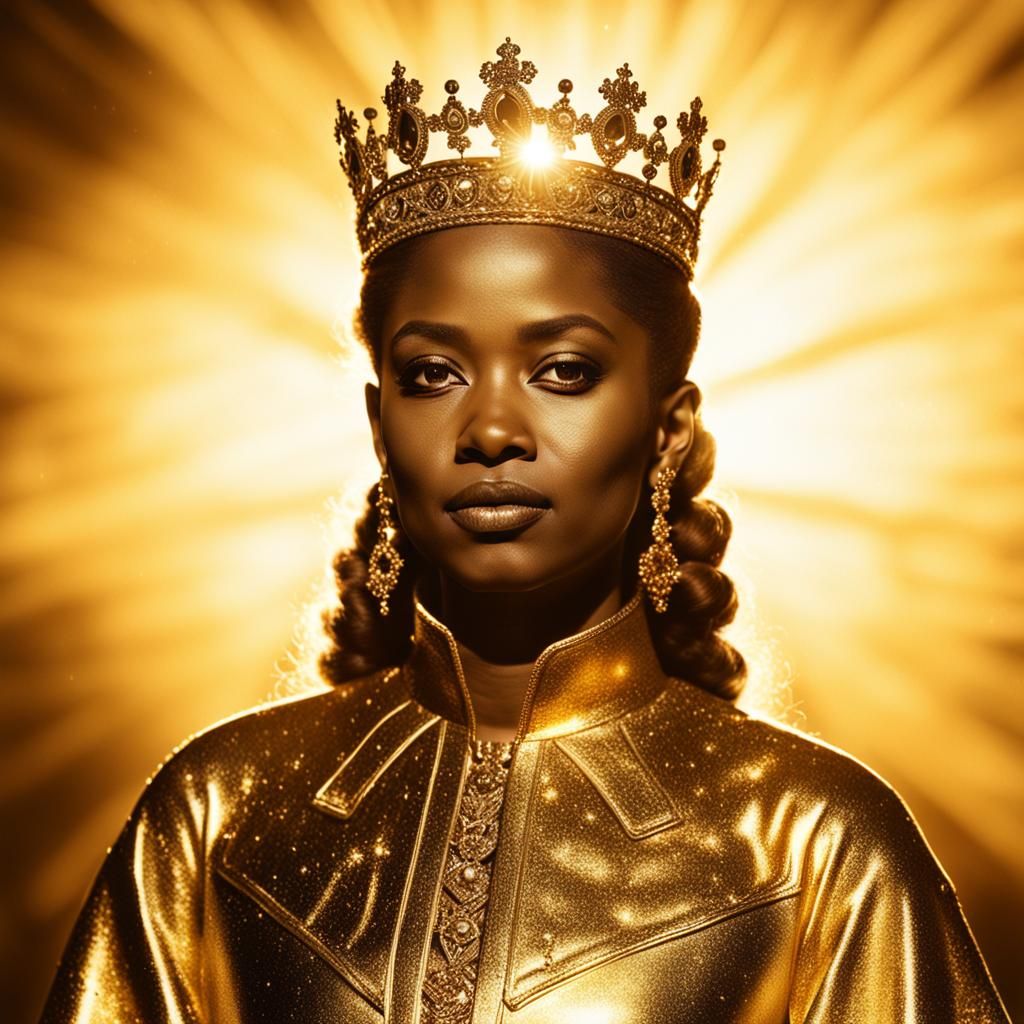 Queen of Life Portrait in Golden Light