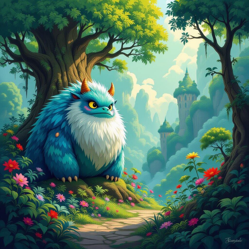 Mystical Monster Kingdom Inspired by Fantasy Art