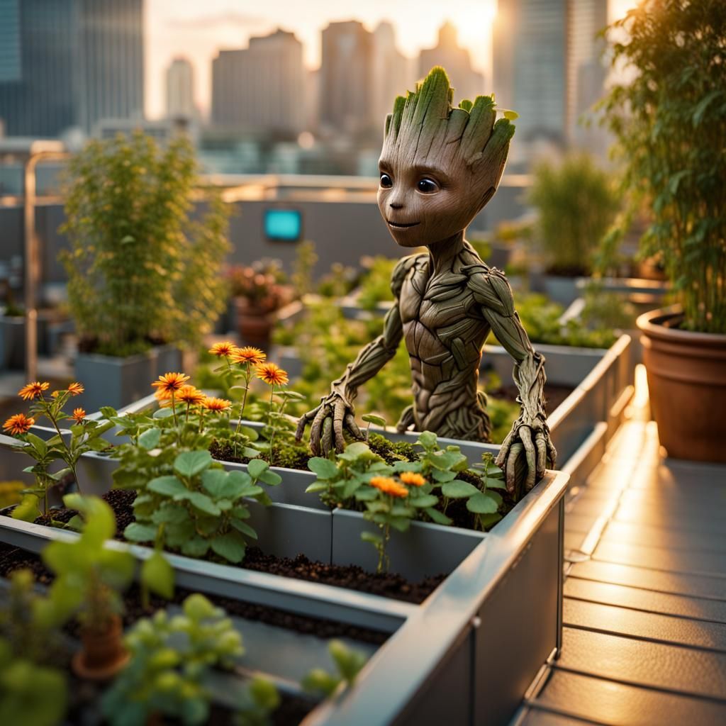 Baby Groot Urban Garden