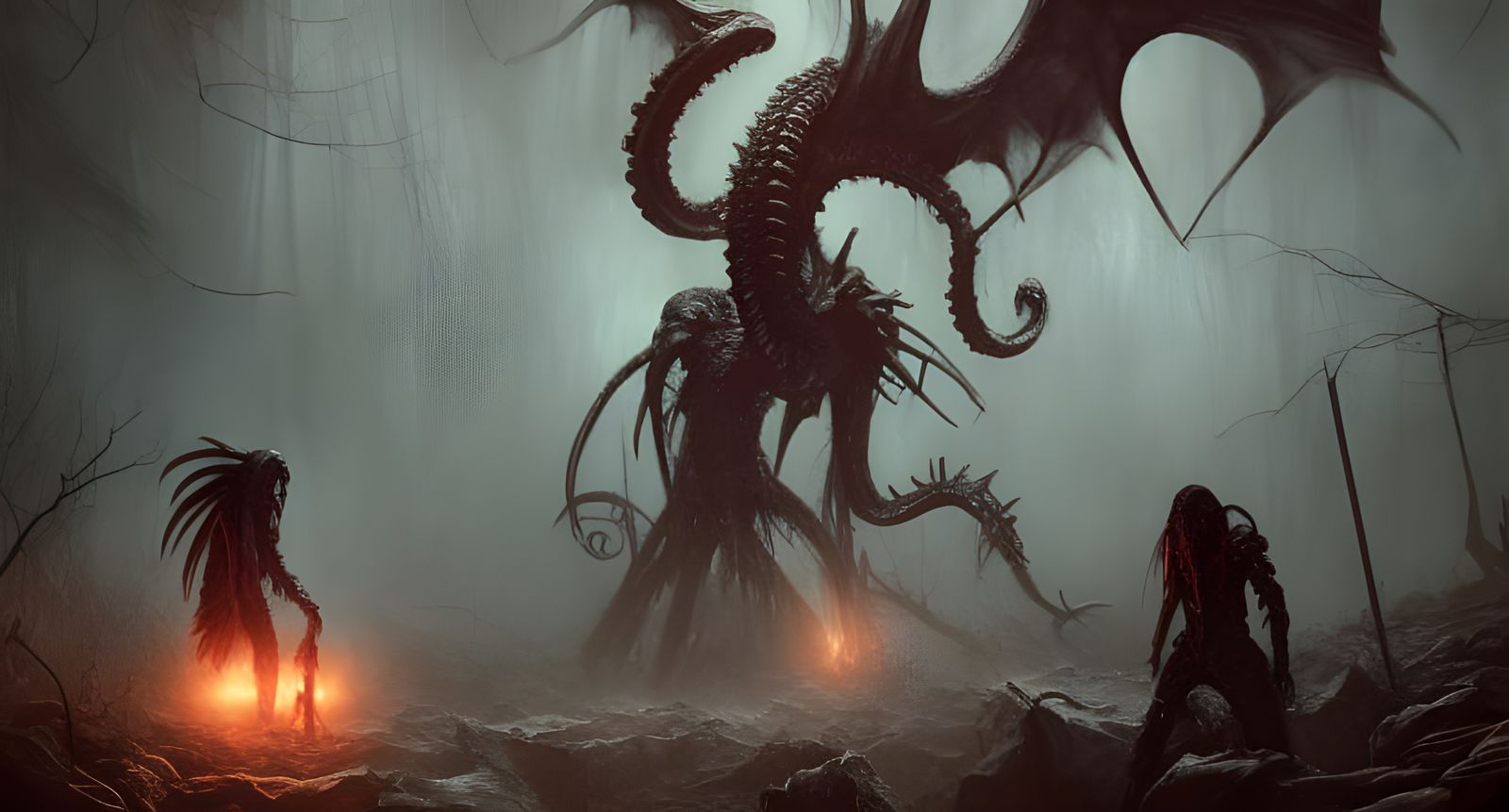 Dark Post-Apocalyptic World Ruled by Elder God