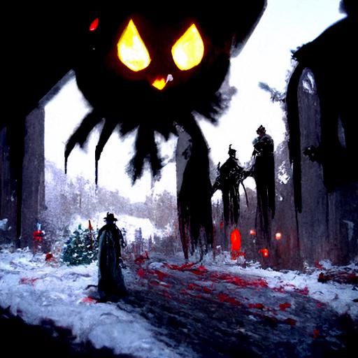 Sinister Halloween Christmas Fusion