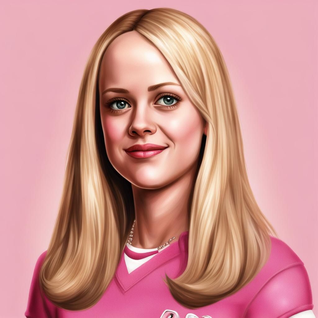Hyperrealistic Regina George Portrait