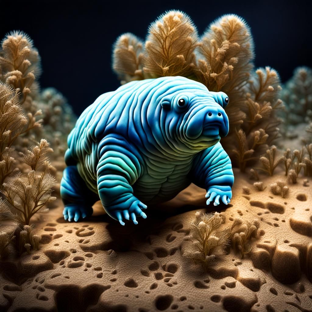 Delightful Tardigrade Generated by AI