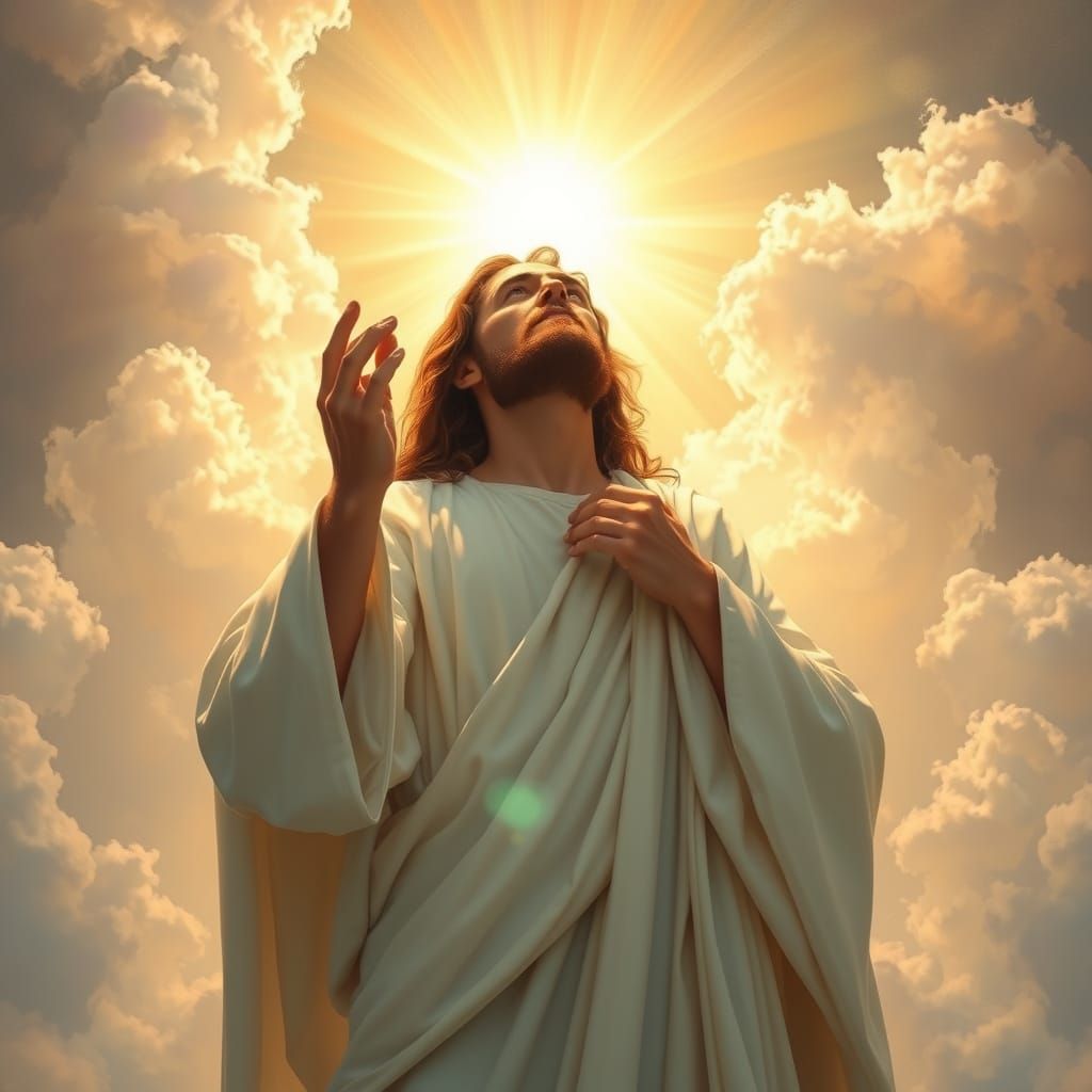 Jesus Christ in Dreamy Impressionist Style