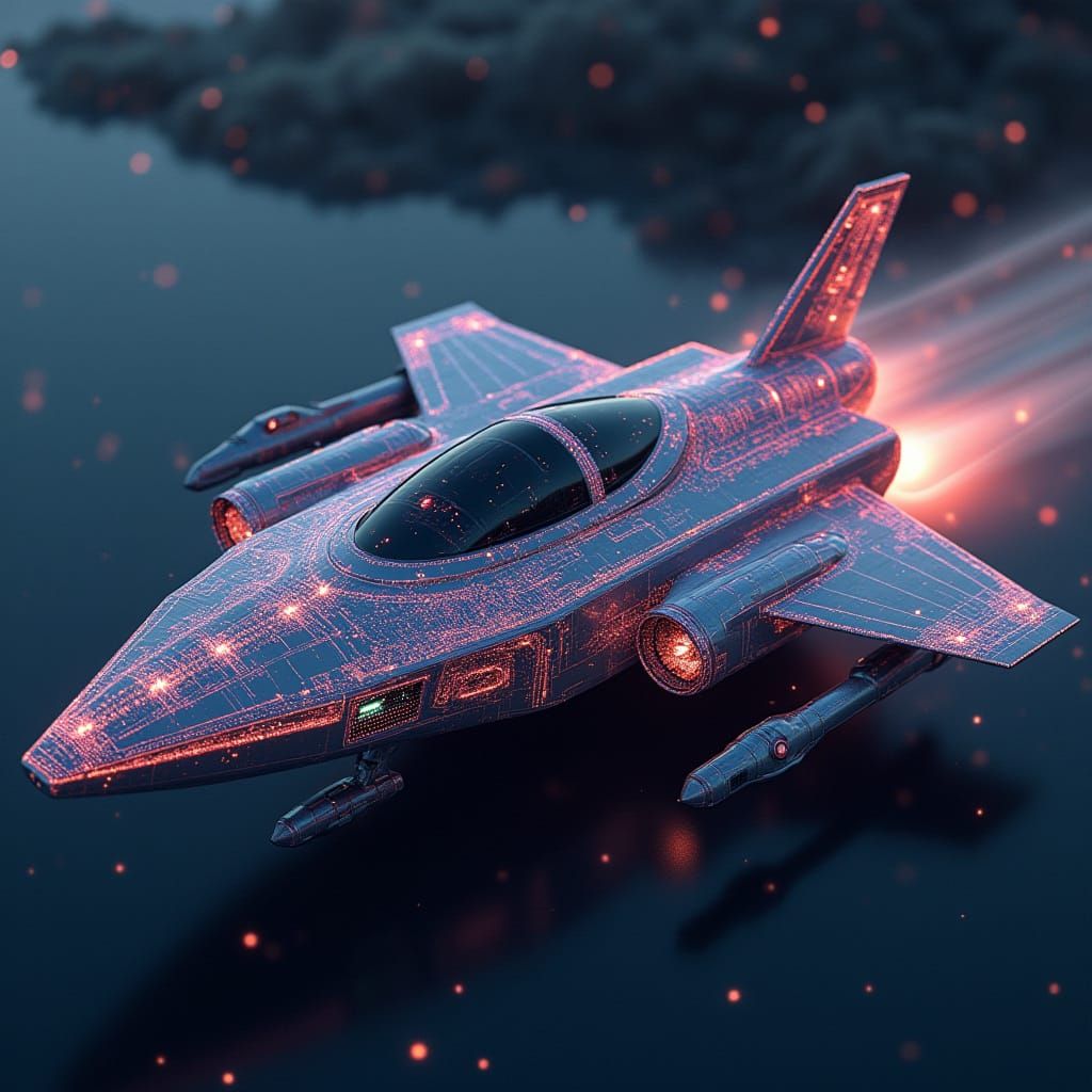 Aerodynamic Cargo Spaceship in Solo Leveling and Blame Style