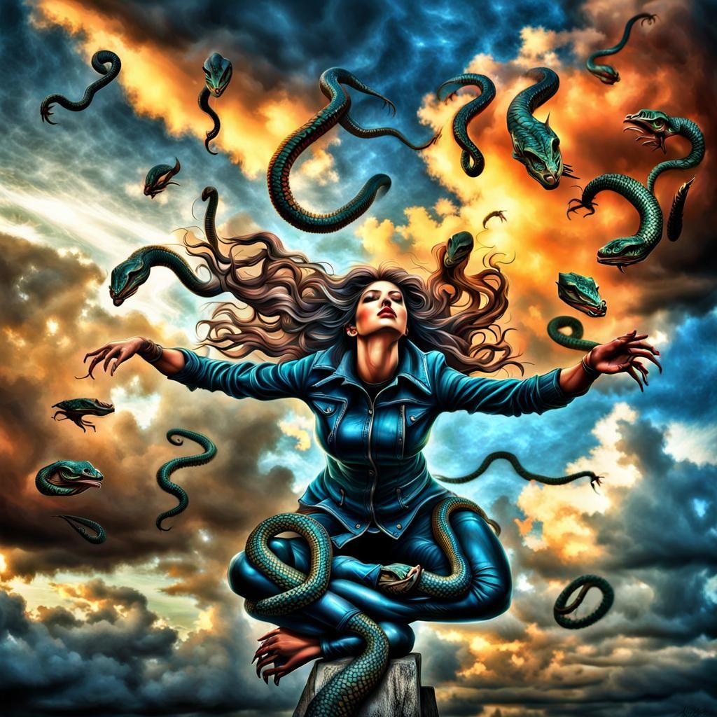 Moody Portrait of a Distressed Woman in Corner