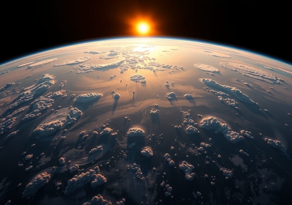 Earthrise: A Hyperrealistic View from Space