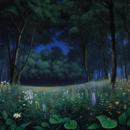 Photorealistic Masterpiece in Henri Rousseau Style
