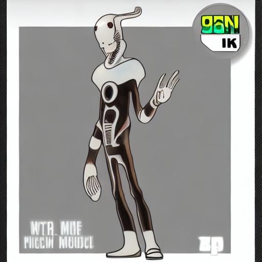 Synth wave water coloring Moebius creative design Type Ben 10 aliens Ukiyo-e volumetric lighting concept art psychedelic...