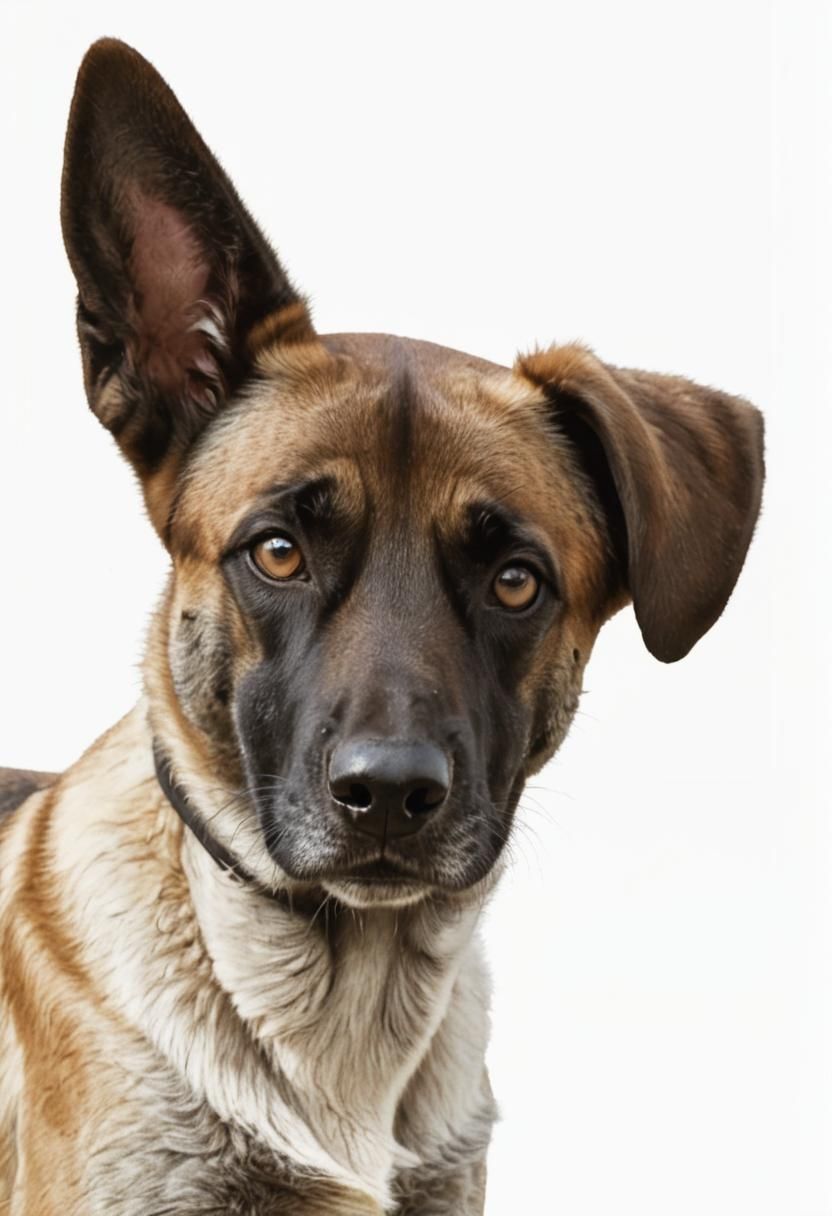 Majestic Belgian Malinois in Sunny Meadow