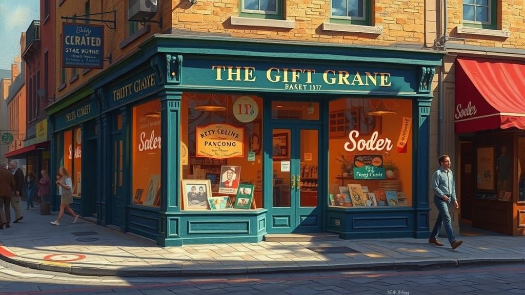 Warmth of the Golden Hour on a Bustling Street Scene